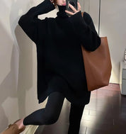 サイドスリットタートルネックセーター　７色展開 - select store mirror meサイドスリットタートルネックセーター　７色展開221422173mirror meselect store mirror me221422173ホワイト