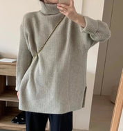 サイドスリットタートルネックセーター　７色展開 - select store mirror meサイドスリットタートルネックセーター　７色展開221422173mirror meselect store mirror me221422173ホワイト