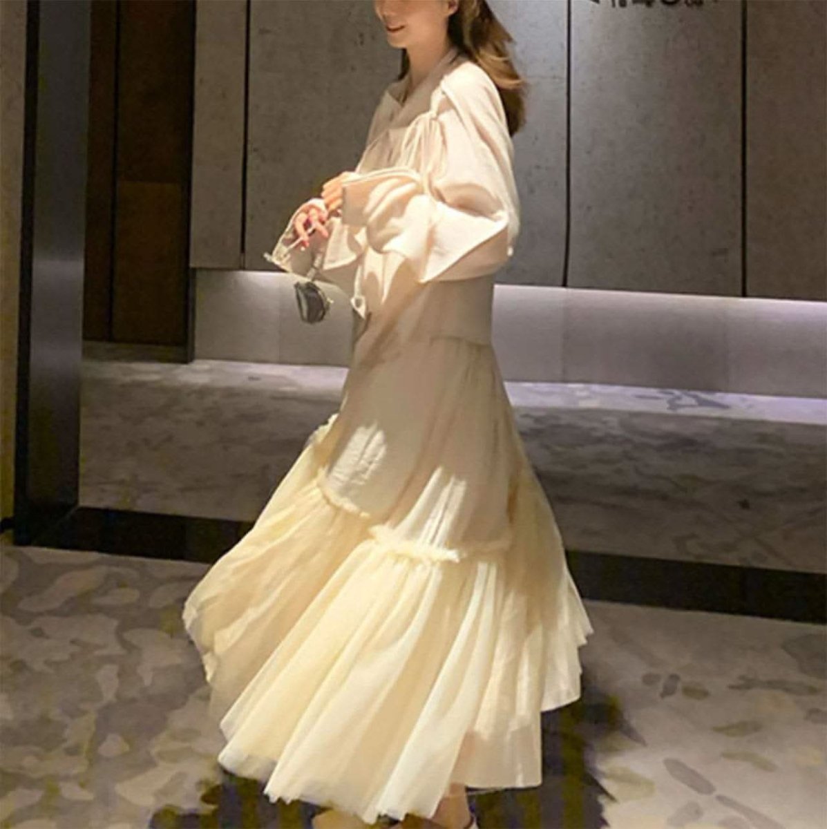 ＜インスタグラマー様ご愛用＞ウエストリボンデザインタックチュールボリュームスカート - select store mirror me＜インスタグラマー様ご愛用＞ウエストリボンデザインタックチュールボリュームスカート75908946mirror meselect store mirror me75908946S
