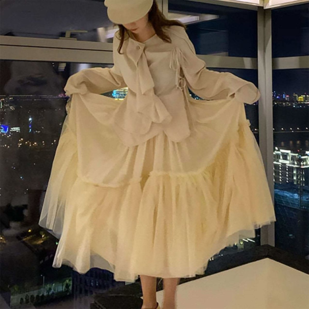 ＜インスタグラマー様ご愛用＞ウエストリボンデザインタックチュールボリュームスカート - select store mirror me＜インスタグラマー様ご愛用＞ウエストリボンデザインタックチュールボリュームスカート75908946mirror meselect store mirror me75908946S