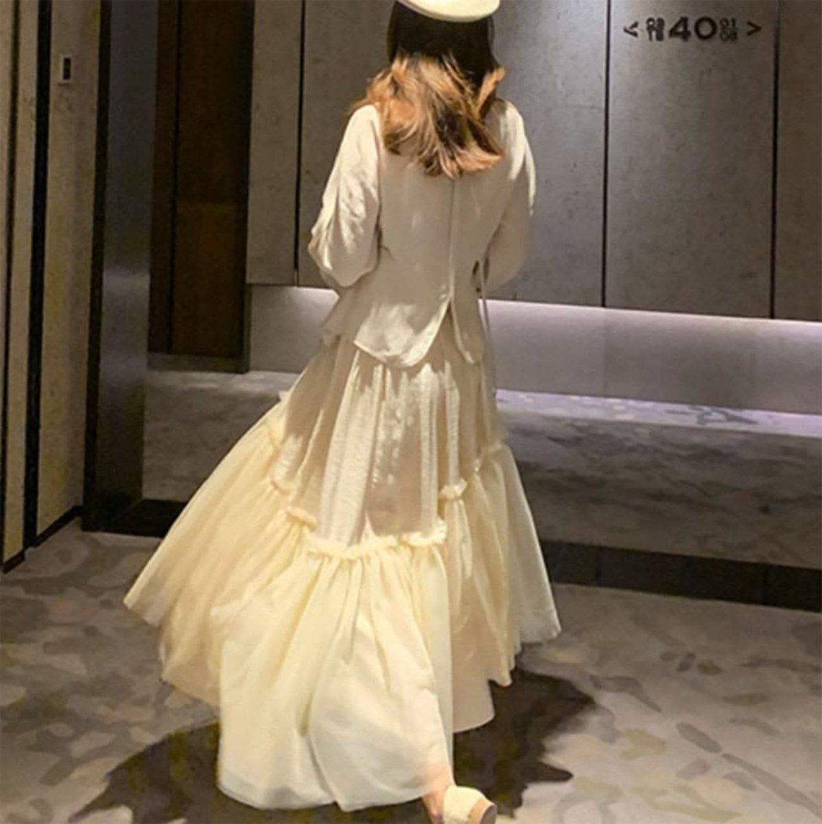 ＜インスタグラマー様ご愛用＞ウエストリボンデザインタックチュールボリュームスカート - select store mirror me＜インスタグラマー様ご愛用＞ウエストリボンデザインタックチュールボリュームスカート75908946mirror meselect store mirror me75908946S