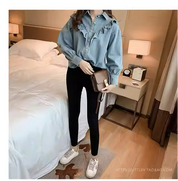 フリンジデニムシャツ　2色展開