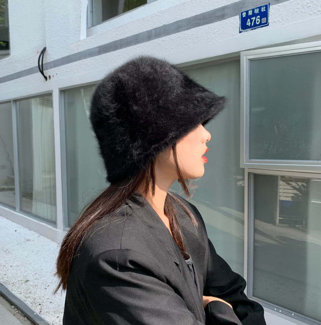 ラビットファーバケットハット　８色展開 - select store mirror meラビットファーバケットハット　８色展開190023476mirror meselect store mirror me190023476ホワイト