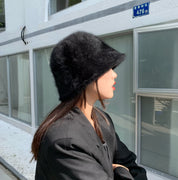 ラビットファーバケットハット　８色展開 - select store mirror meラビットファーバケットハット　８色展開190023476mirror meselect store mirror me190023476ホワイト