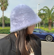 ラビットファーバケットハット　８色展開 - select store mirror meラビットファーバケットハット　８色展開190023476mirror meselect store mirror me190023476ホワイト