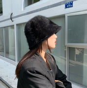 ラビットファーバケットハット　８色展開 - select store mirror meラビットファーバケットハット　８色展開190023476mirror meselect store mirror me190023476ホワイト
