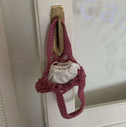 【動画あり】ロープワークミニマムバッグ　８色展開 - select store mirror me【動画あり】ロープワークミニマムバッグ　８色展開210118375mirror meselect store mirror me210118375ホワイト