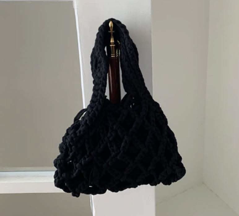 【動画あり】ロープワークミニマムバッグ　８色展開 - select store mirror me【動画あり】ロープワークミニマムバッグ　８色展開210118375mirror meselect store mirror me210118375ホワイト