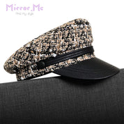 【動画あり】エコレザー切り替えベルトウールミックスキャスケット - select store mirror me【動画あり】エコレザー切り替えベルトウールミックスキャスケット84837208mirror meselect store mirror me84837208S