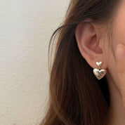 【シルバー925】ダブルハートシルバーカラーピアス　２タイプ - select store mirror me【シルバー925】ダブルハートシルバーカラーピアス　２タイプ194857806mirror meselect store mirror me194857806小サイズ
