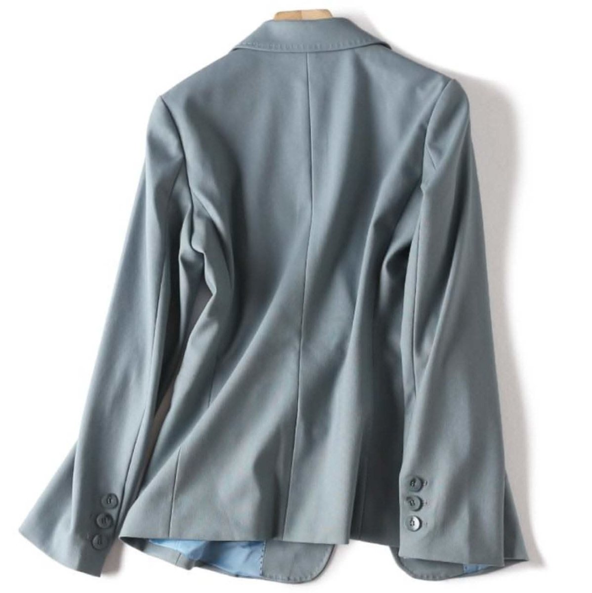 アッシュブルー美シルエットシンプルジャケット - select store mirror meアッシュブルー美シルエットシンプルジャケット96359968mirror meselect store mirror me96359968S