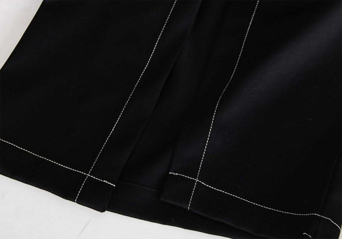 ホワイトステッチダブルベルトフレアスリットパンツ - select store mirror meホワイトステッチダブルベルトフレアスリットパンツ97497245mirror meselect store mirror me97497245S