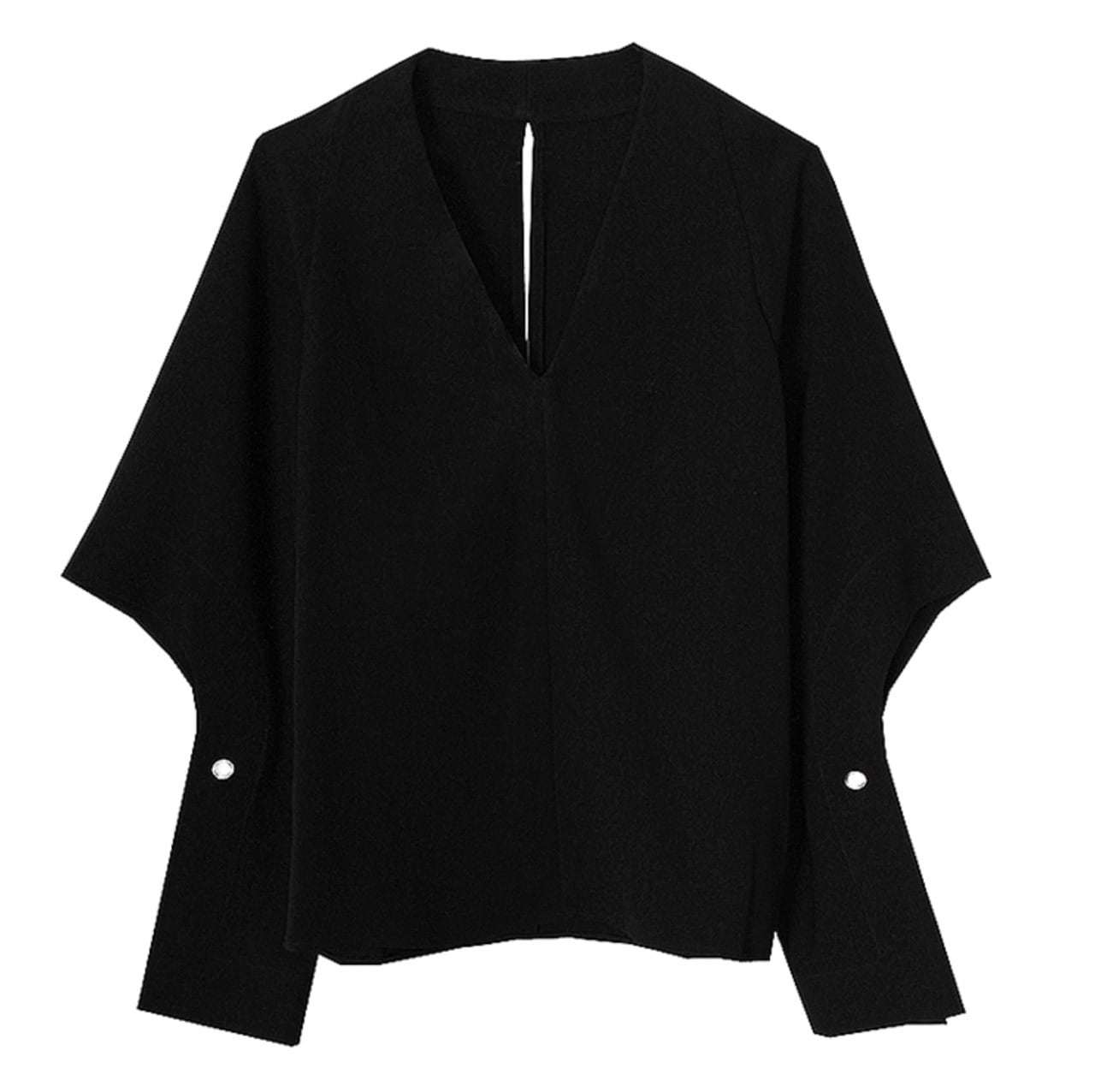 変形デザインシルエットバックスリットブラックブラウス - select store mirror me変形デザインシルエットバックスリットブラックブラウス97500572mirror meselect store mirror me97500572S