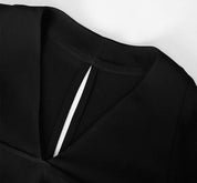 変形デザインシルエットバックスリットブラックブラウス - select store mirror me変形デザインシルエットバックスリットブラックブラウス97500572mirror meselect store mirror me97500572S