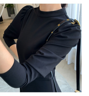 パフスリーブエレガントンピース　