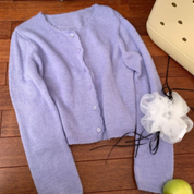 パステルレースカーディガン