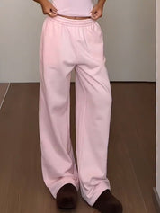 ピンクスウェットパンツ