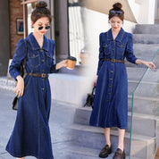 デニムシャツワンピース