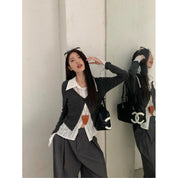 2ピーススリムフィットトップス