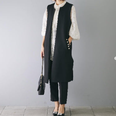 ベストジャケットカーディガン