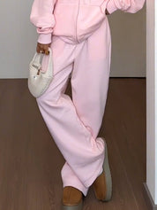 ピンクスウェットパンツ