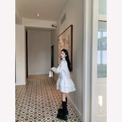 ティアードシャツワンピース