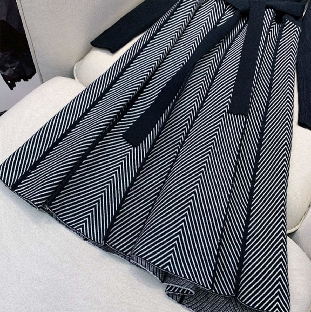 ウエスト切り替えリボンAラインニットワンピース　４色展開 - select store mirror meウエスト切り替えリボンAラインニットワンピース　４色展開96685990mirror meselect store mirror me96685990ベージュ