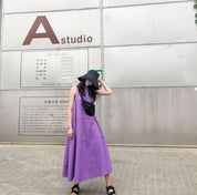 ナチュラルパープルタックAラインワンピース - select store mirror meナチュラルパープルタックAラインワンピース109714351mirror meselect store mirror me109714351S