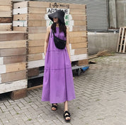 ナチュラルパープルタックAラインワンピース - select store mirror meナチュラルパープルタックAラインワンピース109714351mirror meselect store mirror me109714351S