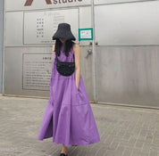 ナチュラルパープルタックAラインワンピース - select store mirror meナチュラルパープルタックAラインワンピース109714351mirror meselect store mirror me109714351S
