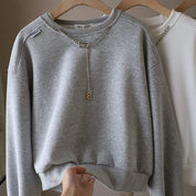 【動画あり】Bロゴチェーンスウェットトップス　４色展開 - select store mirror me【動画あり】Bロゴチェーンスウェットトップス　４色展開188688474mirror meselect store mirror me188688474ホワイト