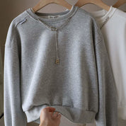 【動画あり】Bロゴチェーンスウェットトップス　４色展開 - select store mirror me【動画あり】Bロゴチェーンスウェットトップス　４色展開188688474mirror meselect store mirror me188688474ホワイト