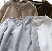 【動画あり】Bロゴチェーンスウェットトップス　４色展開 - select store mirror me【動画あり】Bロゴチェーンスウェットトップス　４色展開188688474mirror meselect store mirror me188688474ホワイト