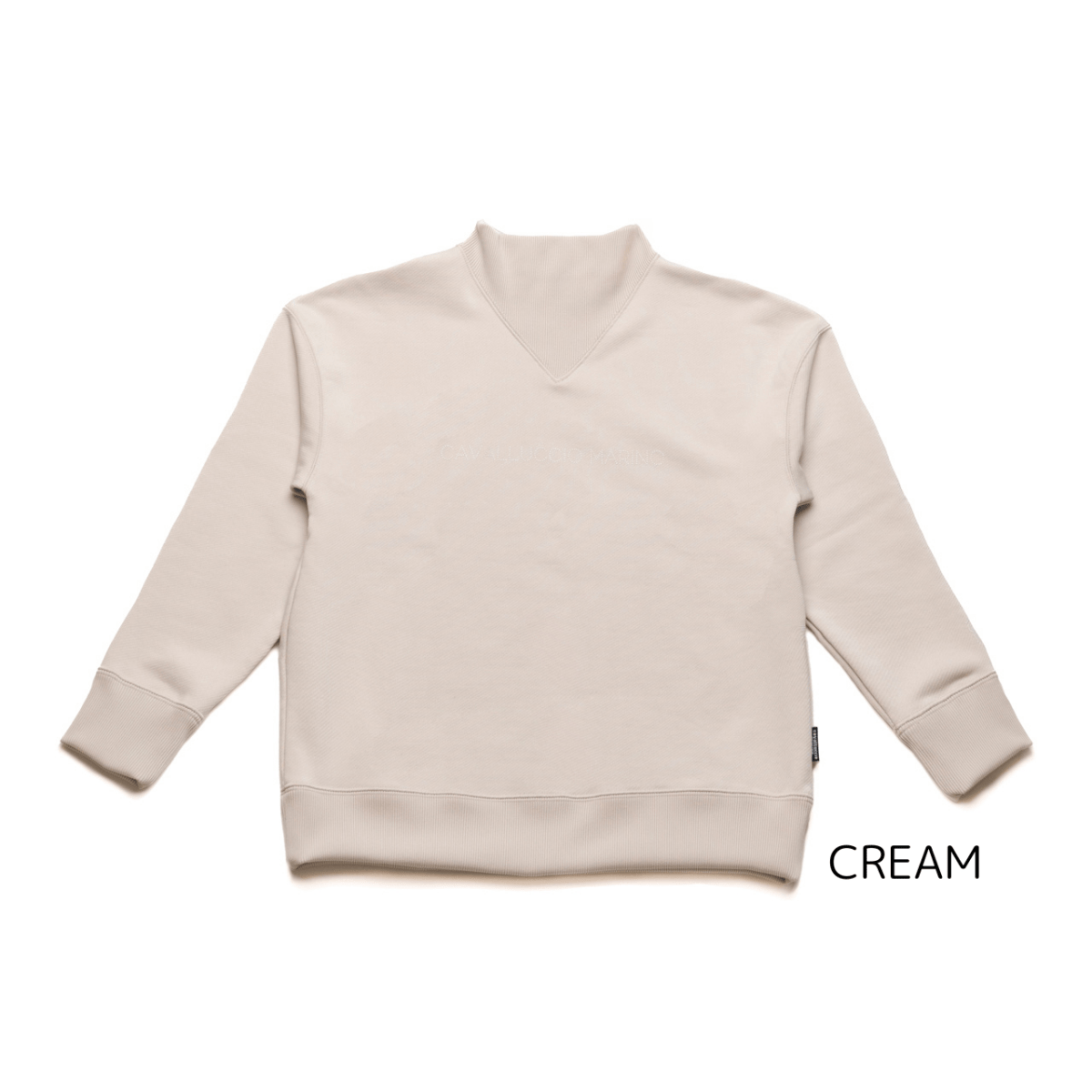 ［cavalluccio marino］WOMEN&UNISEX　COOL FIT V NECK SWEAT SHIRT - select store mirror me［cavalluccio marino］WOMEN&UNISEX　COOL FIT V NECK SWEAT SHIRTselect store mirror meselect store mirror meキャビアS