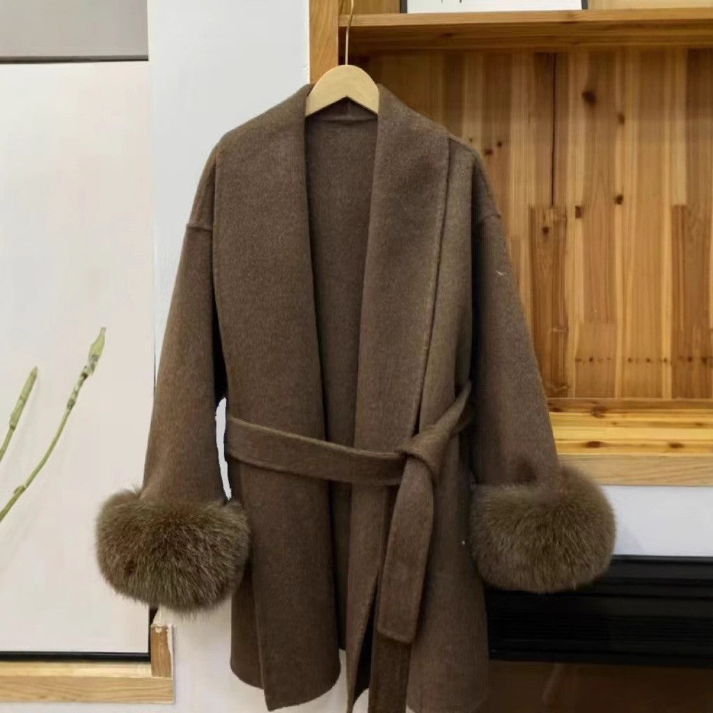 ウールフェザーコート