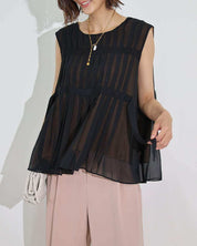 ＜Lサイズ１点即納＞＜サイズ展開豊富＞【動画あり】上質プリーツブラックシースルーフレアトップス - select store mirror me＜Lサイズ１点即納＞＜サイズ展開豊富＞【動画あり】上質プリーツブラックシースルーフレアトップス194555354mirror meselect store mirror me194555354M