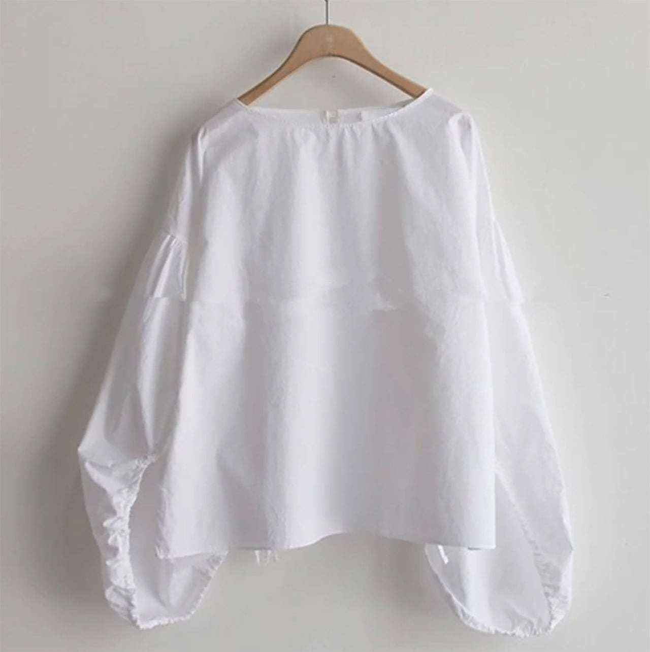 【Lサイズ１点即納】袖リボンバルーンスリーブホワイトブラウス - select store mirror me【Lサイズ１点即納】袖リボンバルーンスリーブホワイトブラウス66832399mirror meselect store mirror me66832399S