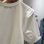 ＜ホワイトL１点即納＞デザインフリルパフスリーブTシャツ　２色展開 - select store mirror me＜ホワイトL１点即納＞デザインフリルパフスリーブTシャツ　２色展開194487795mirror meselect store mirror me194487795ホワイト S