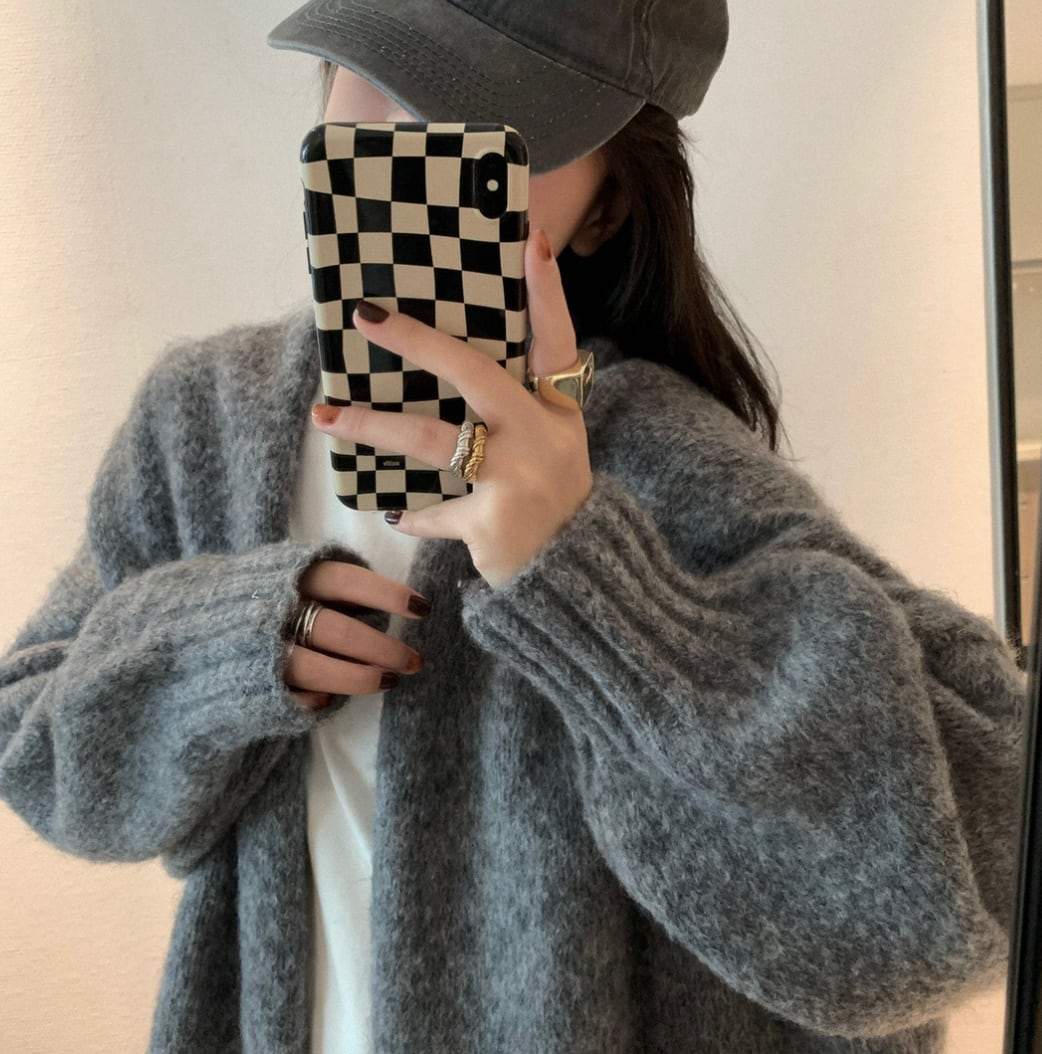 【動画あり】ミディアムLiLiニットカーディガン　４色展開 - select store mirror me【動画あり】ミディアムLiLiニットカーディガン　４色展開189963812mirror meselect store mirror me189963812ホワイト