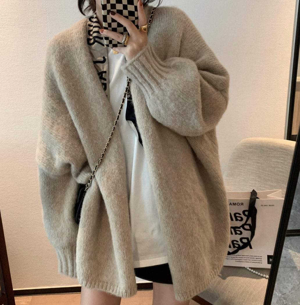 【動画あり】ミディアムLiLiニットカーディガン　４色展開 - select store mirror me【動画あり】ミディアムLiLiニットカーディガン　４色展開189963812mirror meselect store mirror me189963812ホワイト