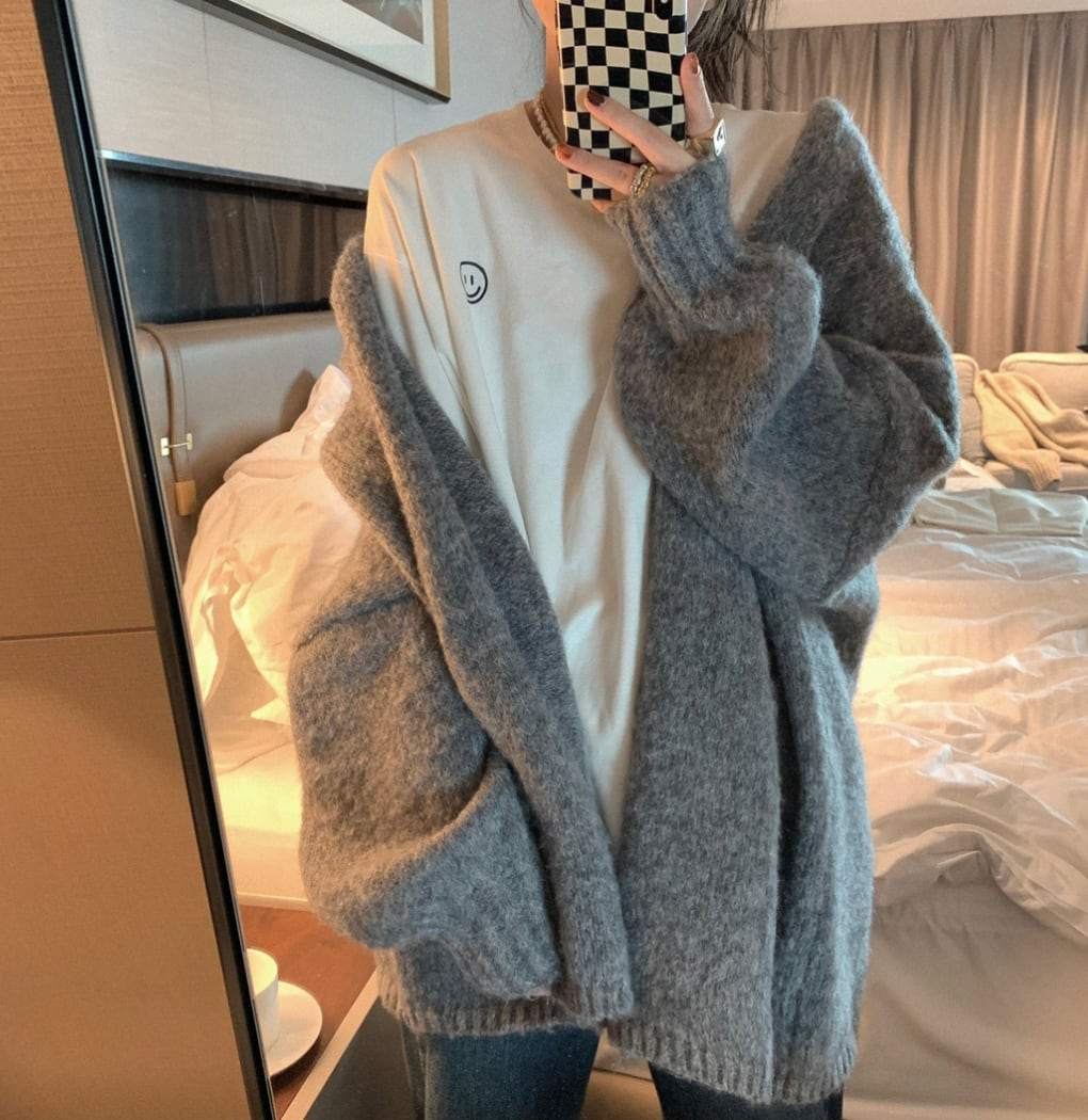 【動画あり】ミディアムLiLiニットカーディガン　４色展開 - select store mirror me【動画あり】ミディアムLiLiニットカーディガン　４色展開189963812mirror meselect store mirror me189963812ホワイト