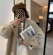 【動画あり】ミディアムLiLiニットカーディガン　４色展開 - select store mirror me【動画あり】ミディアムLiLiニットカーディガン　４色展開189963812mirror meselect store mirror me189963812ホワイト