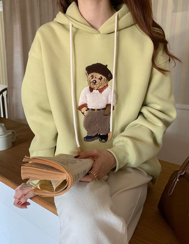 【動画あり】LONDONテディベアデザインパーカー - select store mirror me【動画あり】LONDONテディベアデザインパーカーmirror meselect store mirror meフリーサイズ