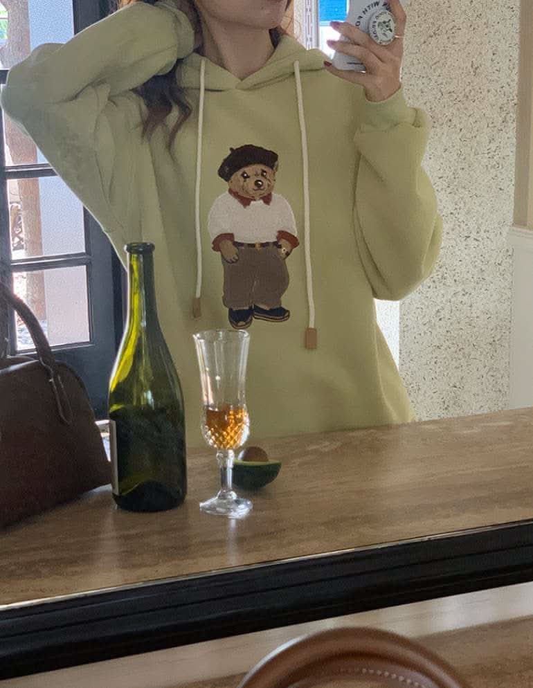 【動画あり】LONDONテディベアデザインパーカー - select store mirror me【動画あり】LONDONテディベアデザインパーカーmirror meselect store mirror meフリーサイズ