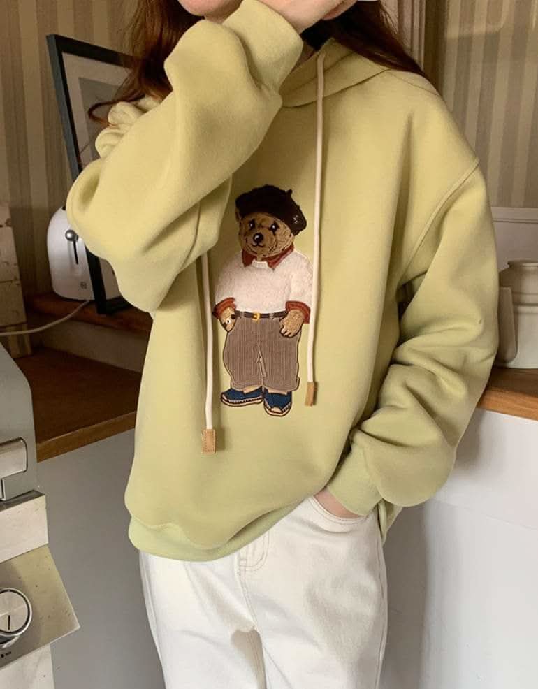 【動画あり】LONDONテディベアデザインパーカー - select store mirror me【動画あり】LONDONテディベアデザインパーカーmirror meselect store mirror meフリーサイズ