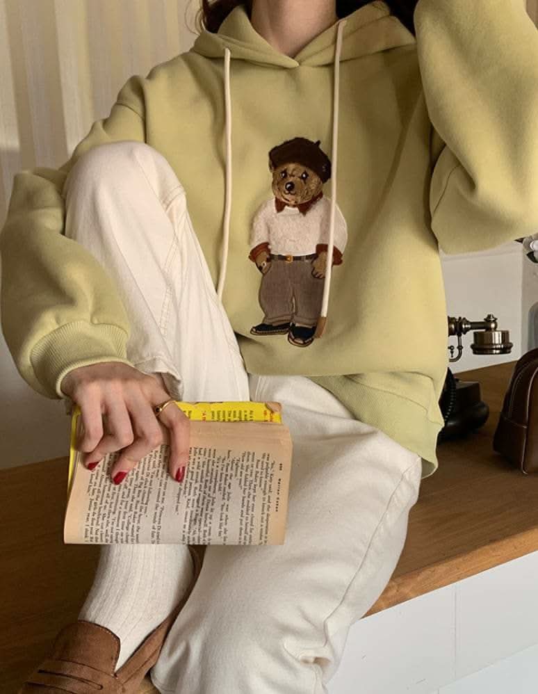 【動画あり】LONDONテディベアデザインパーカー - select store mirror me【動画あり】LONDONテディベアデザインパーカーmirror meselect store mirror meフリーサイズ