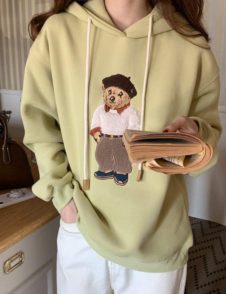 【動画あり】LONDONテディベアデザインパーカー - select store mirror me【動画あり】LONDONテディベアデザインパーカーmirror meselect store mirror meフリーサイズ