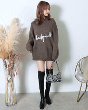 ＜キャメルM即納＞【動画あり】ロゴデザインオーバーゆるニット　３色展開 - select store mirror me＜キャメルM即納＞【動画あり】ロゴデザインオーバーゆるニット　３色展開194556833mirror meselect store mirror me194556833ベージュ S