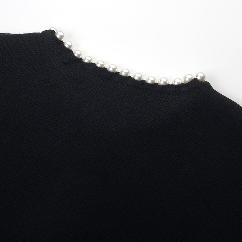 ＜【即納】ブラックM１点＞【動画あり】パールデザインニットカーディガン　２色展開 - select store mirror me＜【即納】ブラックM１点＞【動画あり】パールデザインニットカーディガン　２色展開187977825mirror meselect store mirror me187977825ホワイトS
