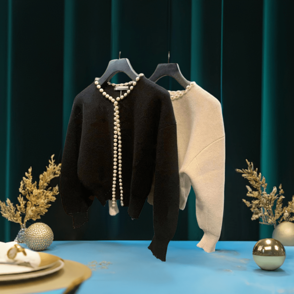 ＜【即納】ブラックM１点＞【動画あり】パールデザインニットカーディガン　２色展開 - select store mirror me＜【即納】ブラックM１点＞【動画あり】パールデザインニットカーディガン　２色展開187977825mirror meselect store mirror me187977825ホワイトS